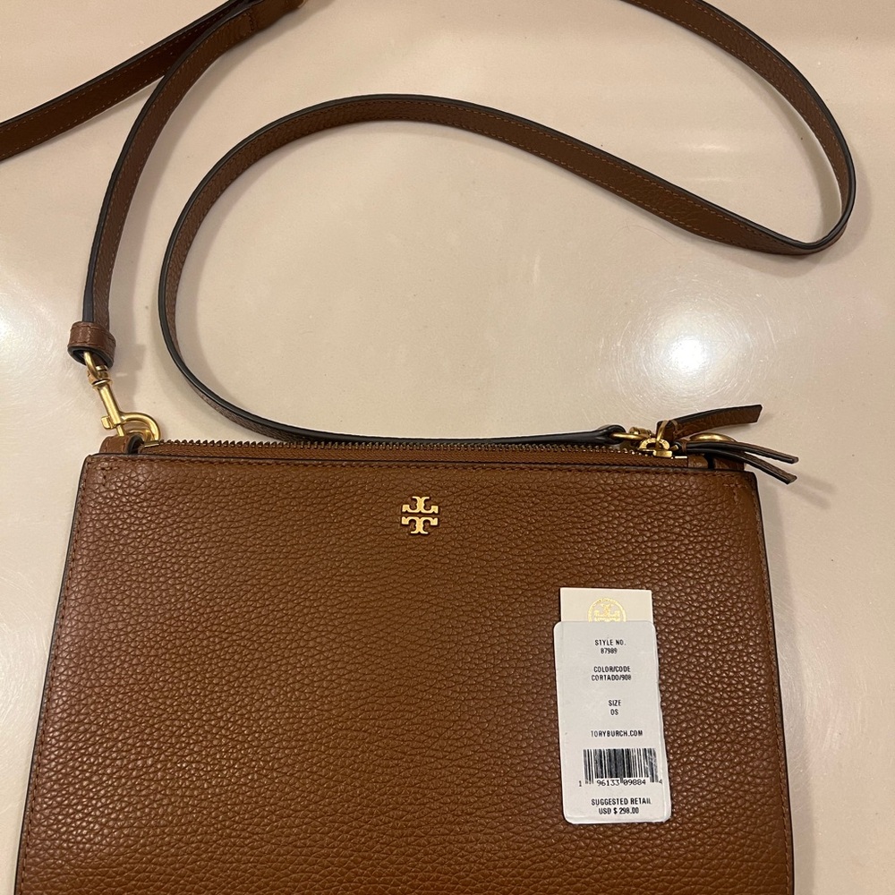 Tory Burch Blake Double Zip Slim Crossbody